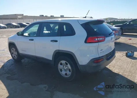 2014 Jeep Cherokee Sport из США, поврежденный, VIN 1C4PJMAB4EW187606